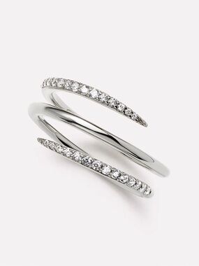 Ana Luisa Oren Triple Silver Ring